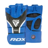 Перчатки RDX Grappling Aura Plus T-17 XL син/черн. (арт. GGR-T17UB-XL+)
